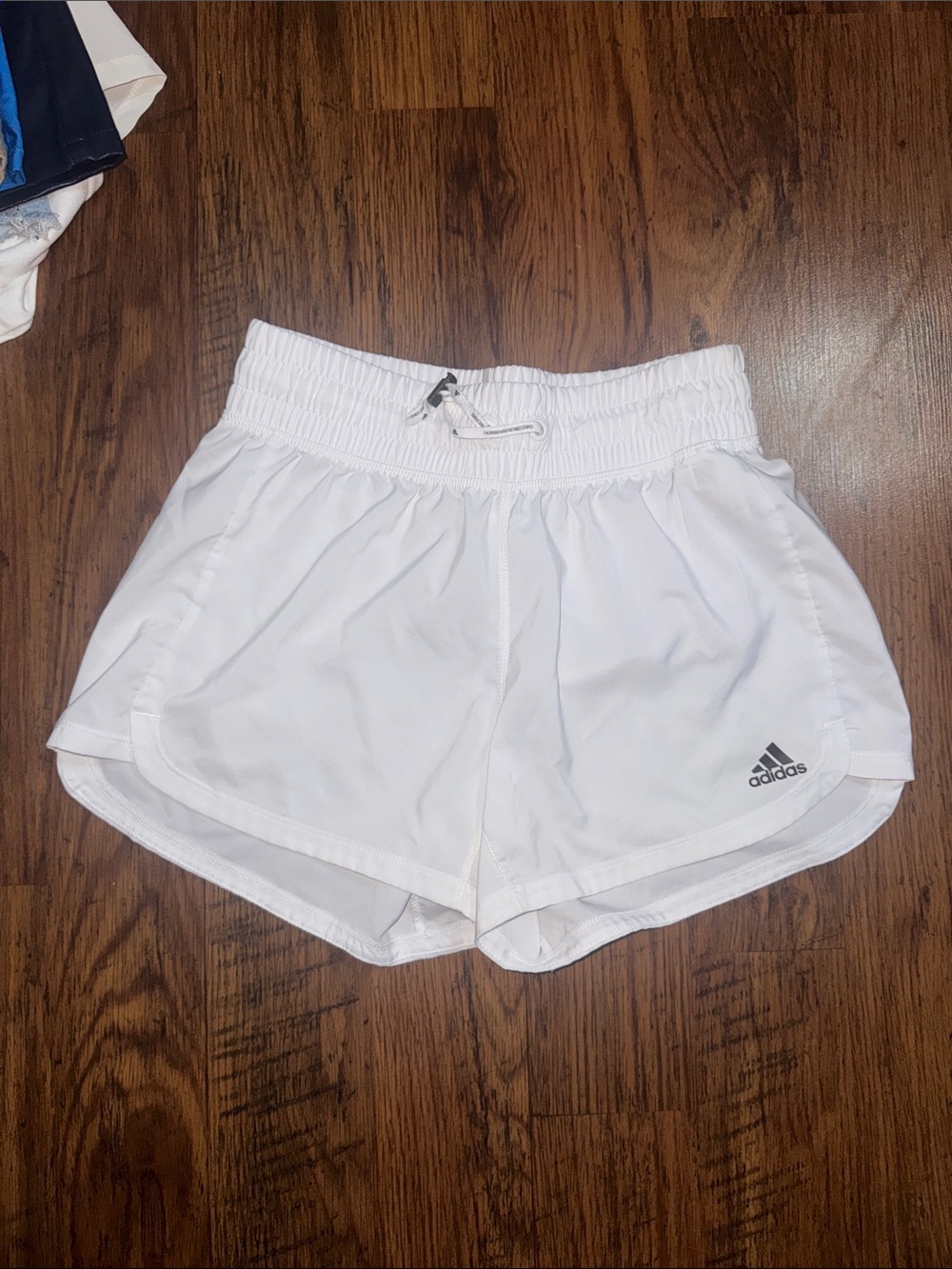 adidas White Women's Athletic Training Shorts 18.T